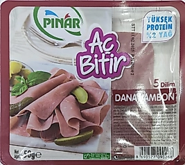 PINAR AÇ BİTİR DANA JAMBON 50 GR
